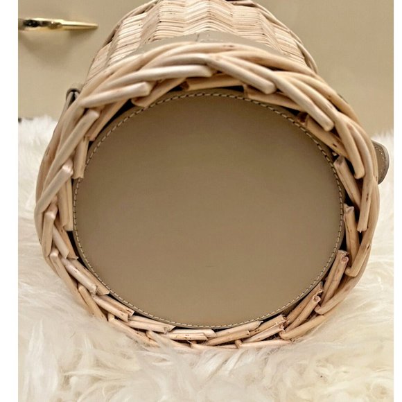 SOLD RARE NWOT POLENE L'OSIER WICKER BASKET BUCKET BAG SAND PURSE - Picture 12 of 12